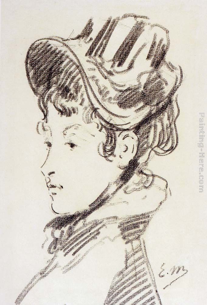 Eduard Manet Portrait of Mme Jules Guillemet